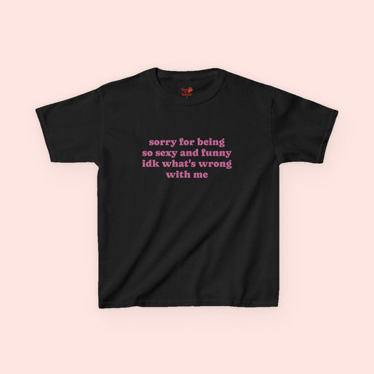What's Wrong With Me? Graphic Baby Tee