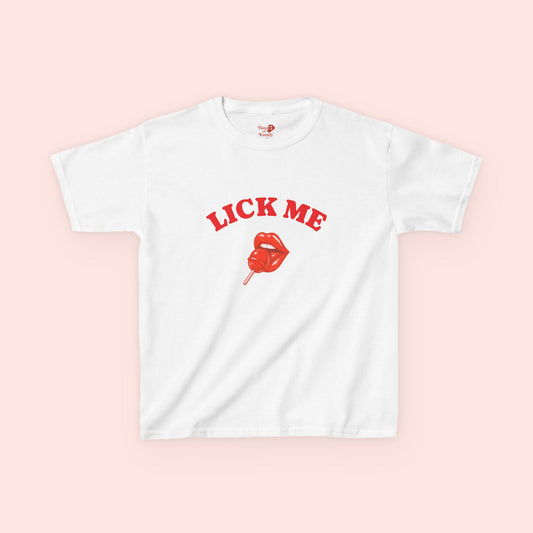 "Lick Me" Graphic Baby Tee