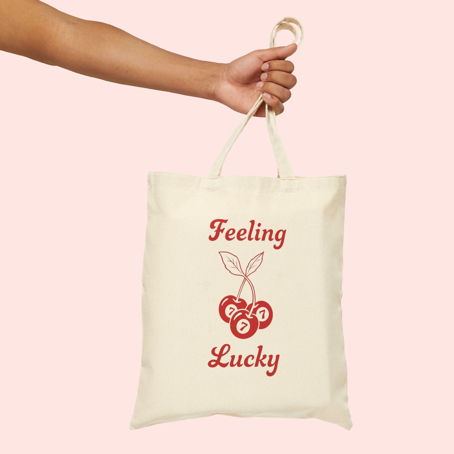 Feeling Lucky Cotton Canvas Tote Bag